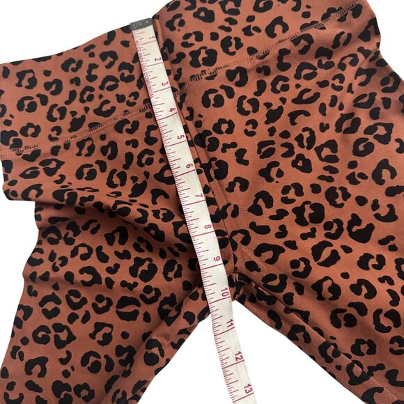 Wild Fable XS Brown & Black Leopard Print High-Waisted Leggings Stretchy new - Picture 7 of 9